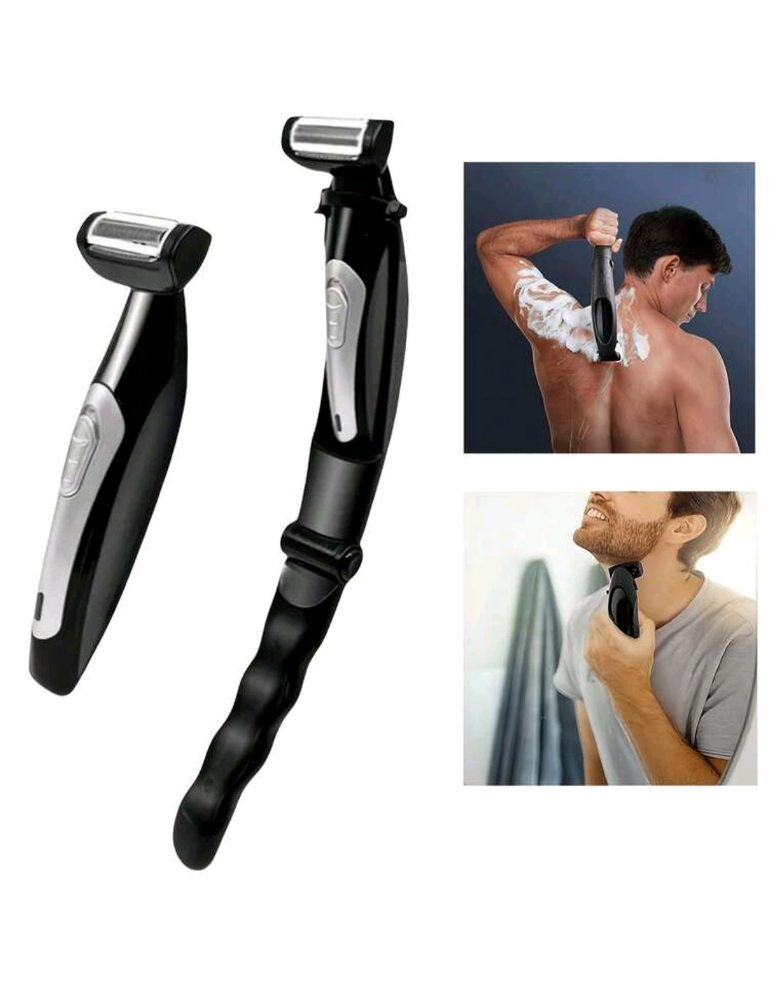 ScrubMe Electric Adjustable Face & Back Shaver